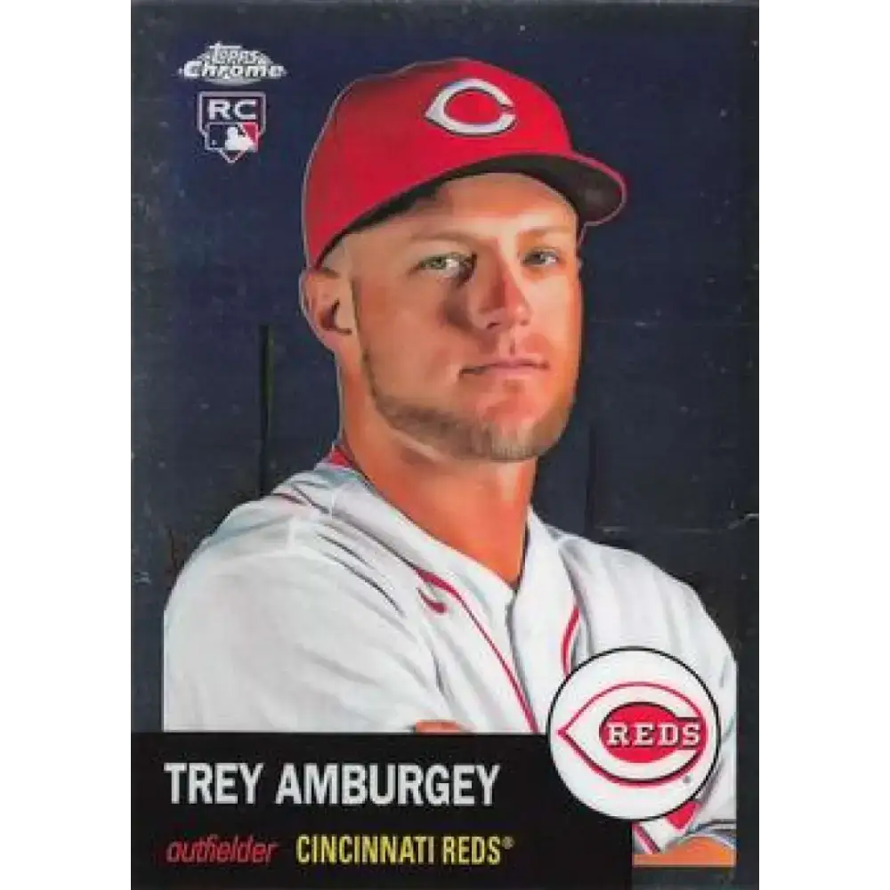 2022 Topps Chrome Platinum Anniversary #84 Trey Amburgey NM-MT RC Rookie Cincinnati Reds Baseball Card - Baseball Card