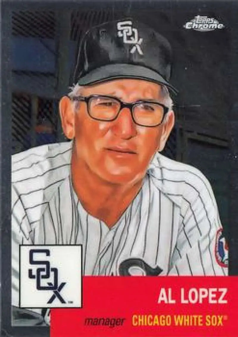 2022 Topps Chrome Platinum Anniversary #85 Al Lopez EX Excellent Chicago White Sox Baseball Card - Baseball Card Single