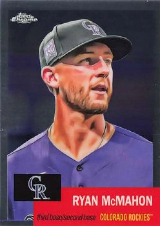 2022 Topps Chrome Platinum Anniversary #86 Ryan McMahon EX Excellent Colorado Rockies Baseball Card - Baseball Card