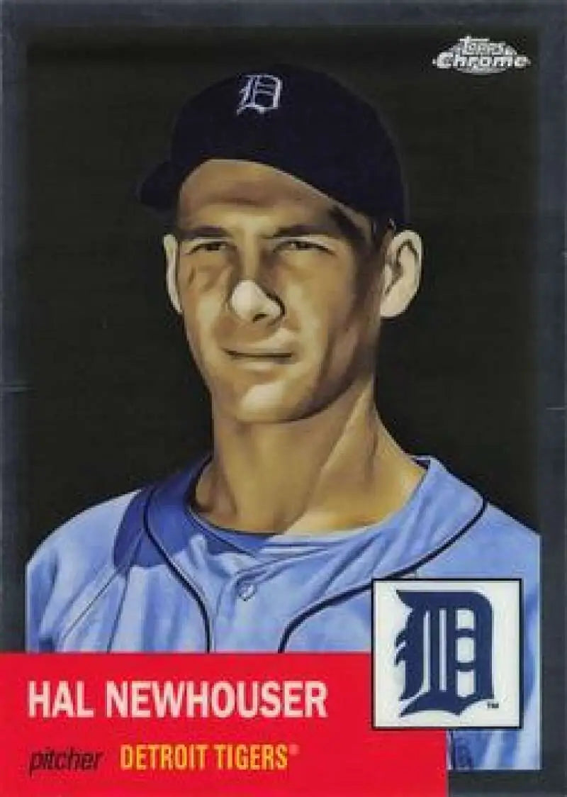 2022 Topps Chrome Platinum Anniversary #91 Hal Newhouser EX Excellent Detroit Tigers Baseball Card - Baseball Card