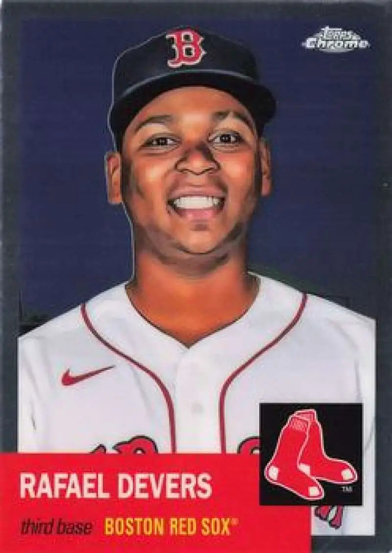 2022 Topps Chrome Platinum Anniversary #94 Rafael Devers EX Excellent Boston Red Sox Baseball Card - Baseball Card