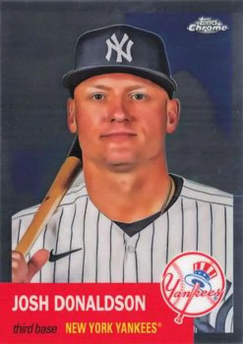 2022 Topps Chrome Platinum Anniversary #96 Josh Donaldson EX Excellent New York Yankees Baseball Card - Baseball Card
