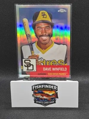 2022 Topps Chrome Platinum Anniversary - Dave Winfield #376 Refractor - Baseball Card Single