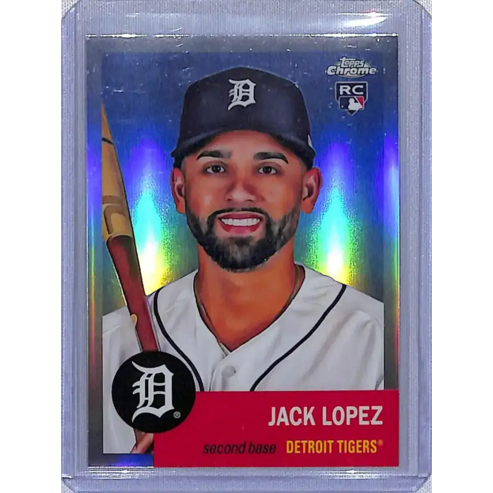 2022 Topps Chrome Platinum Anniversary Refractor #135 Jack Lopez NM-MT RC Rookie Detroit Tigers Baseball Card