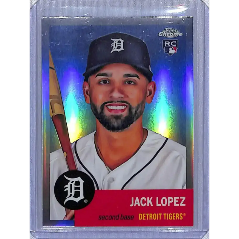 2022 Topps Chrome Platinum Anniversary Refractor #135 Jack Lopez NM-MT RC Rookie Detroit Tigers Baseball Card