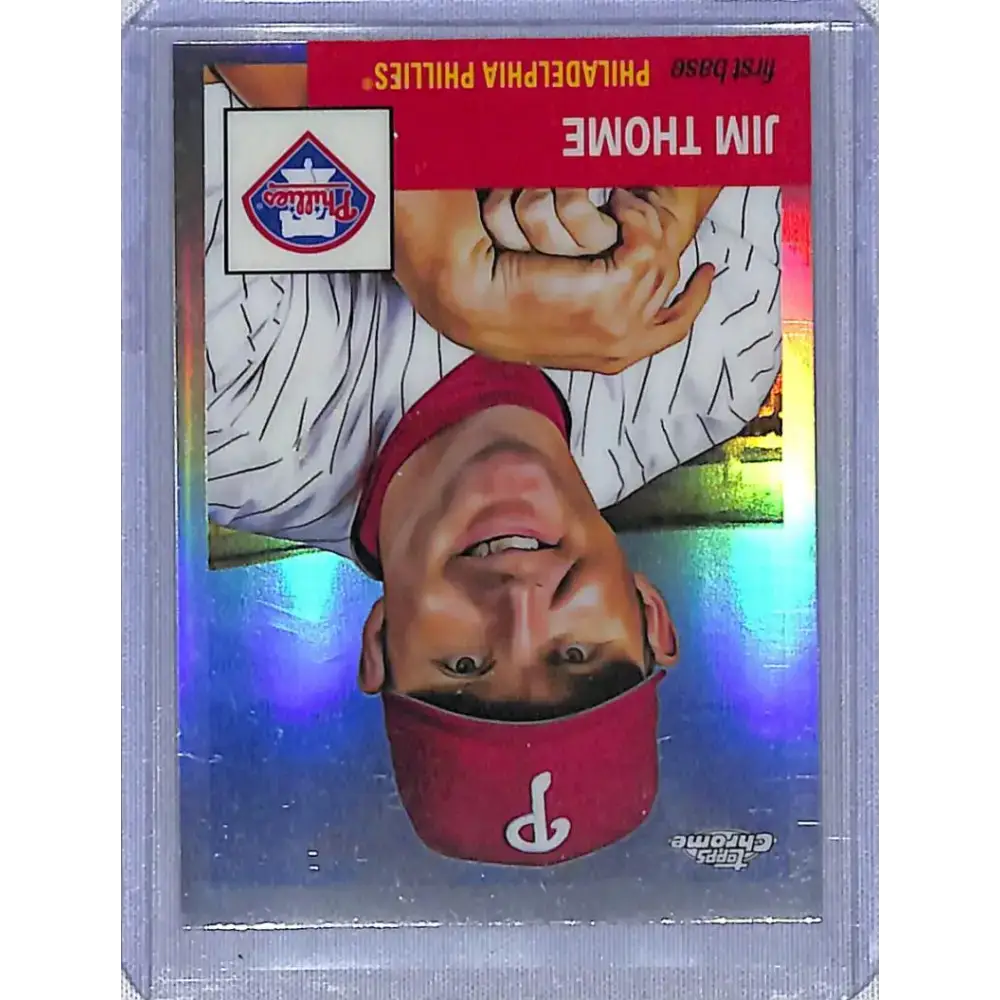 2022 Topps Chrome Platinum Anniversary Refractor #201 Jim Thome NM-MT Philadelphia Phillies Baseball Card - Baseball