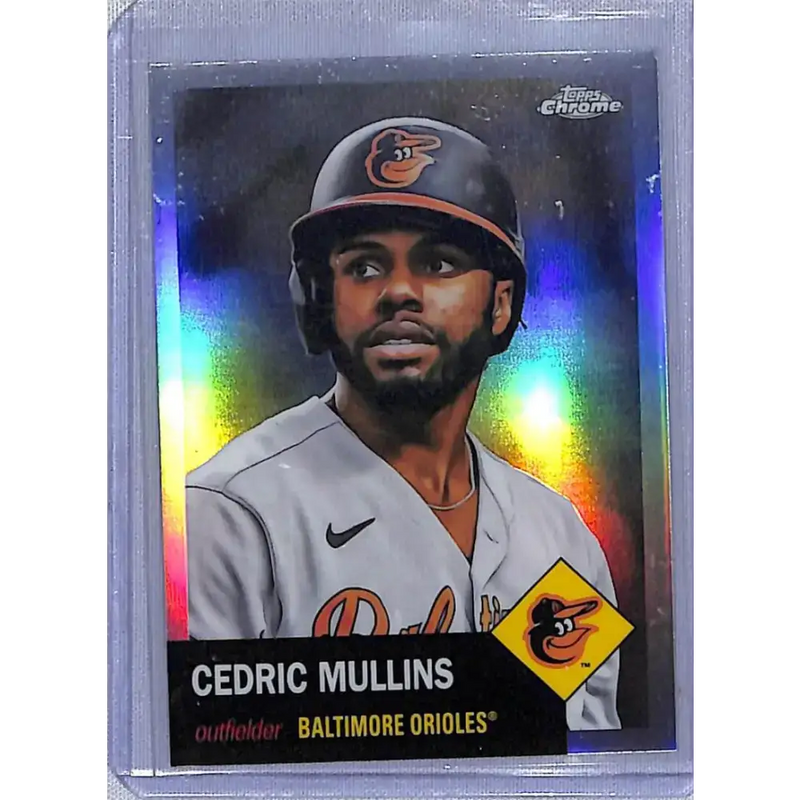 2022 Topps Chrome Platinum Anniversary Refractor #452 Cedric Mullins NM-MT Baltimore Orioles Baseball Card - Baseball