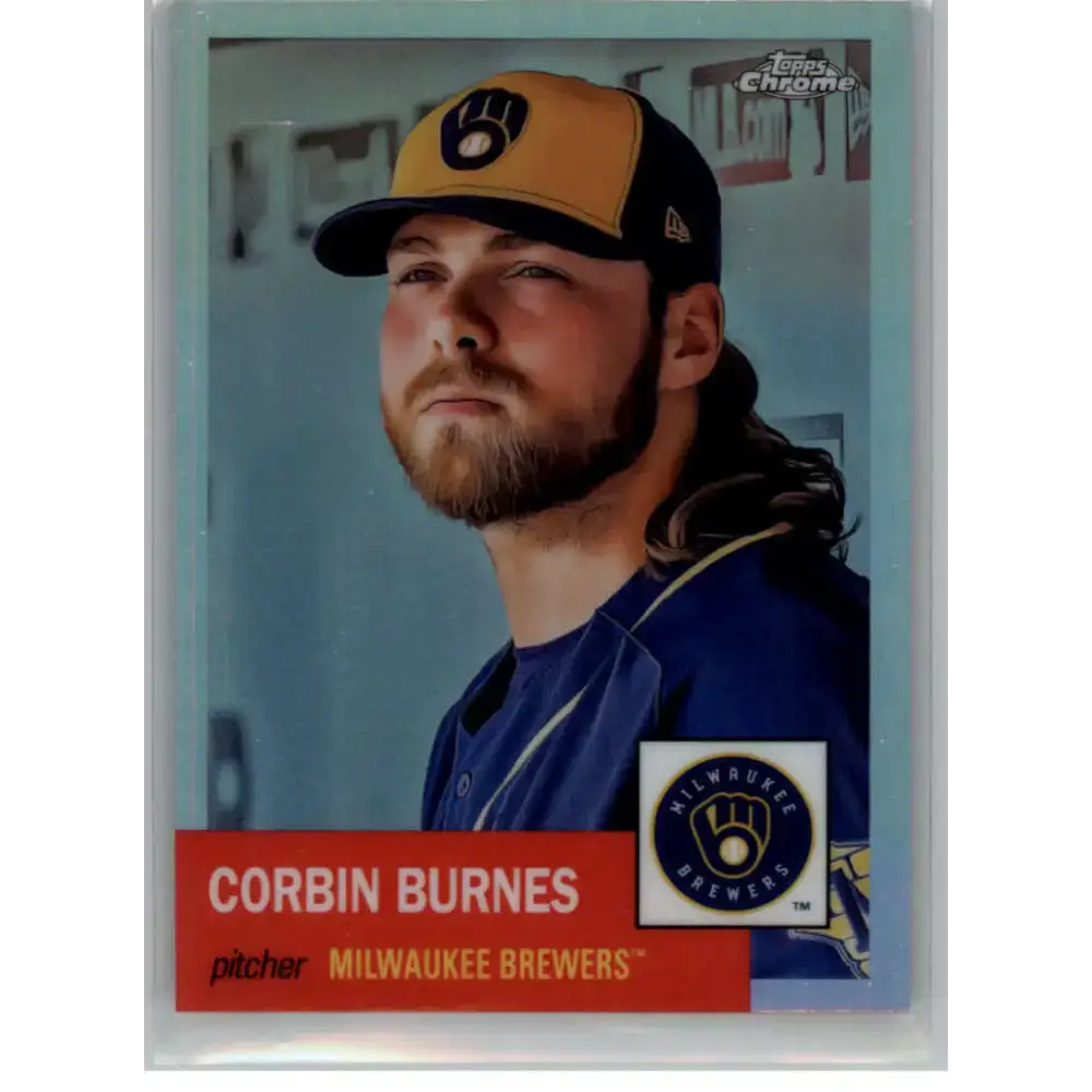 2022 Topps Chrome Platinum Anniversary Refractor #456 Corbin Burnes NM-MT Milwaukee Brewers Baseball Card - Baseball