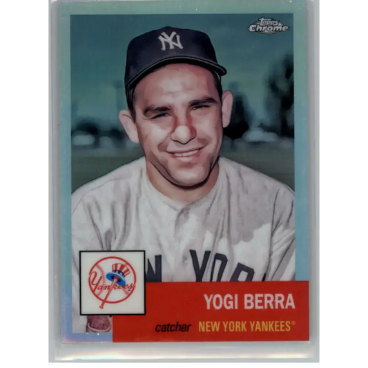 2022 Topps Chrome Platinum Anniversary Refractor #8 Yogi Berra NM-MT New York Yankees Baseball Card - Baseball Card