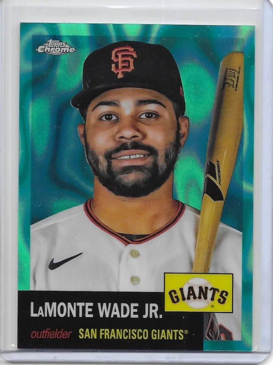2022 Topps Chrome Platinum Aqua Lava Refractor #298 Lamonte Wade Jr 160/299 (3b) - Baseball Card Single