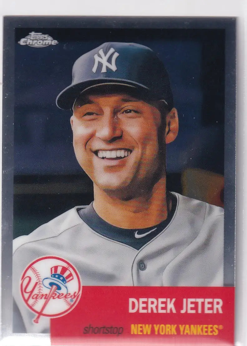 2022 TOPPS CHROME PLATNIUM #2 DEREK JETER- NEW YORK YANKEES - Baseball Card Single
