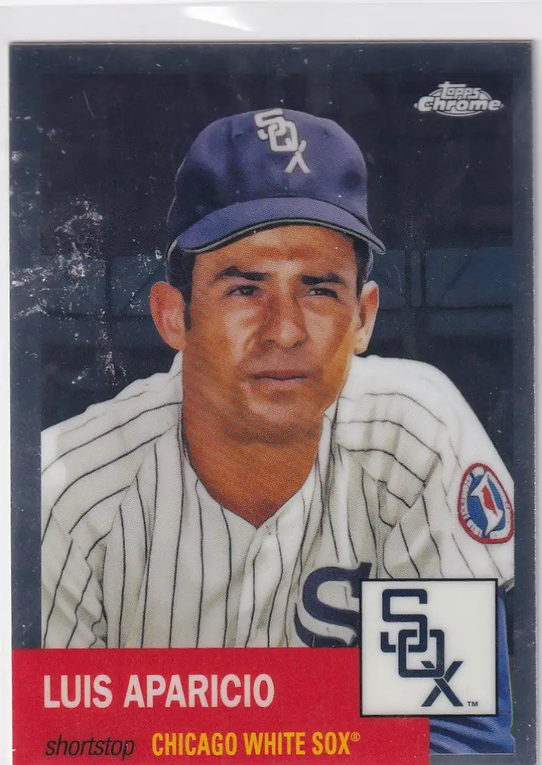 2022 TOPPS CHROME PLATNIUM #301 LUIS APARICIO- CHICAGO WHITE SOX - Baseball Card Single