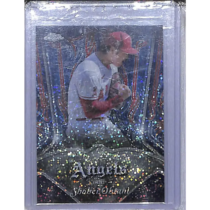 2022 Topps Chrome Prizm White Sparkle #P-1 Shohei Ohtani NM-MT Los Angeles Angels