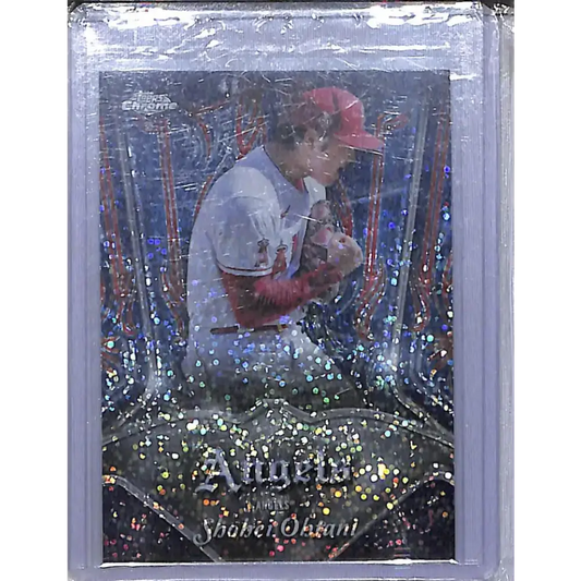 2022 Topps Chrome Prizm White Sparkle #P-1 Shohei Ohtani NM-MT Los Angeles Angels