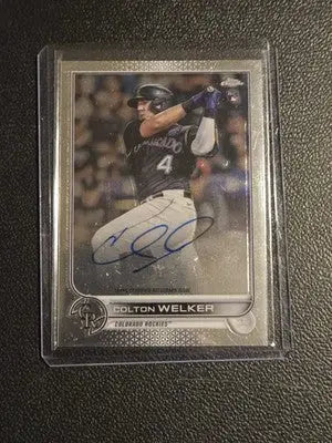2022 Topps Chrome #RA-CWE Colton Welker Rookie Autographs - Baseball Card Single