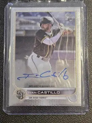 2022 Topps Chrome #RA-IC Ivan Castillo Rookie Autographs - Baseball Card Single