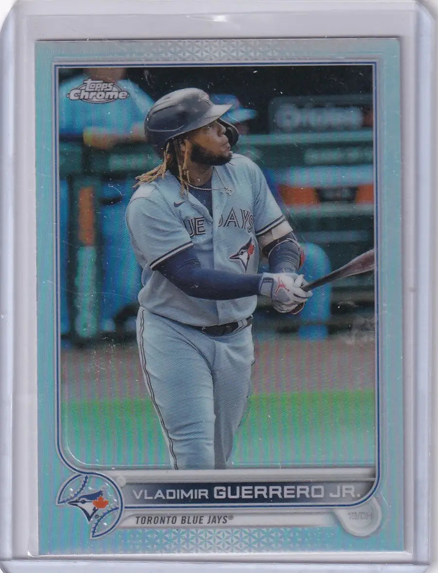 2022 Topps Chrome Refractor #81 Vladimir Guerrero Jr. - Toronto Blue Jays - Baseball Card Single