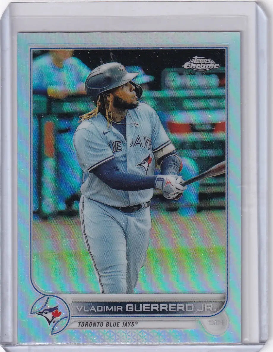 2022 Topps Chrome Refractor #81 Vladimir Guerrero Jr. - Toronto Blue Jays