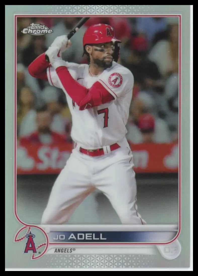 2022 Topps Chrome - Refractor Jo Adell 203 Los Angeles Angels NM - Baseball Card Single