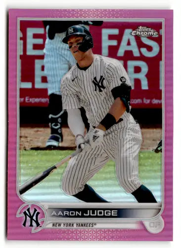 2022 Topps Chrome Refractor Pink #99 Aaron Judge NM-MT Yankees ID:50831 - Trading Cards