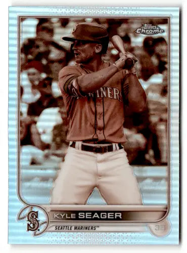 2022 Topps Chrome Refractor Sepia #131 Kyle Seager NM-MT Mariners ID:50830 - Baseball Card Single