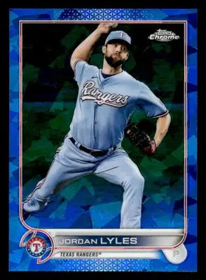 2022 Topps Chrome Sapphire Edition #376 Jordan Lyles - Baseball Card Single