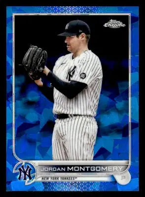 2022 Topps Chrome Sapphire Edition #382 Jordan Montgomery - Baseball Card Single