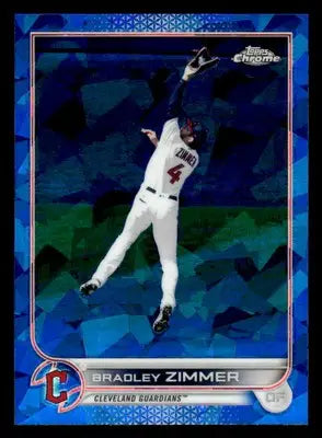 2022 Topps Chrome Sapphire Edition #407 Bradley Zimmer - Baseball Card Single