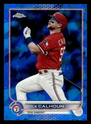 2022 Topps Chrome Sapphire Edition #605 Kole Calhoun - Baseball Card Single