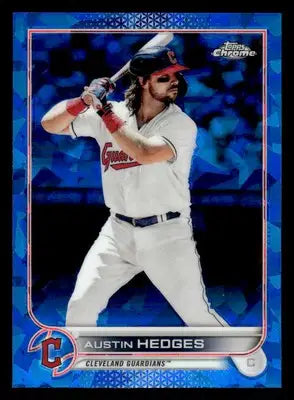 2022 Topps Chrome Sapphire Edition #65 Austin Hedges - Baseball Card Single