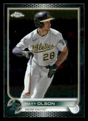 2022 Topps Chrome Sonic #148 Matt Olson - Baseball Card Single