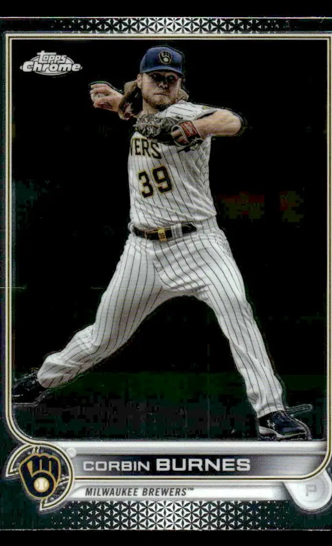 2022 Topps Chrome Sonic #167 Corbin Burnes - Baseball Card Single