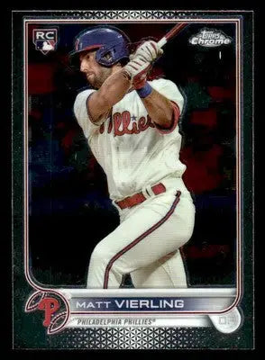 2022 Topps Chrome Sonic #181 Matt Vierling - Baseball Card Single