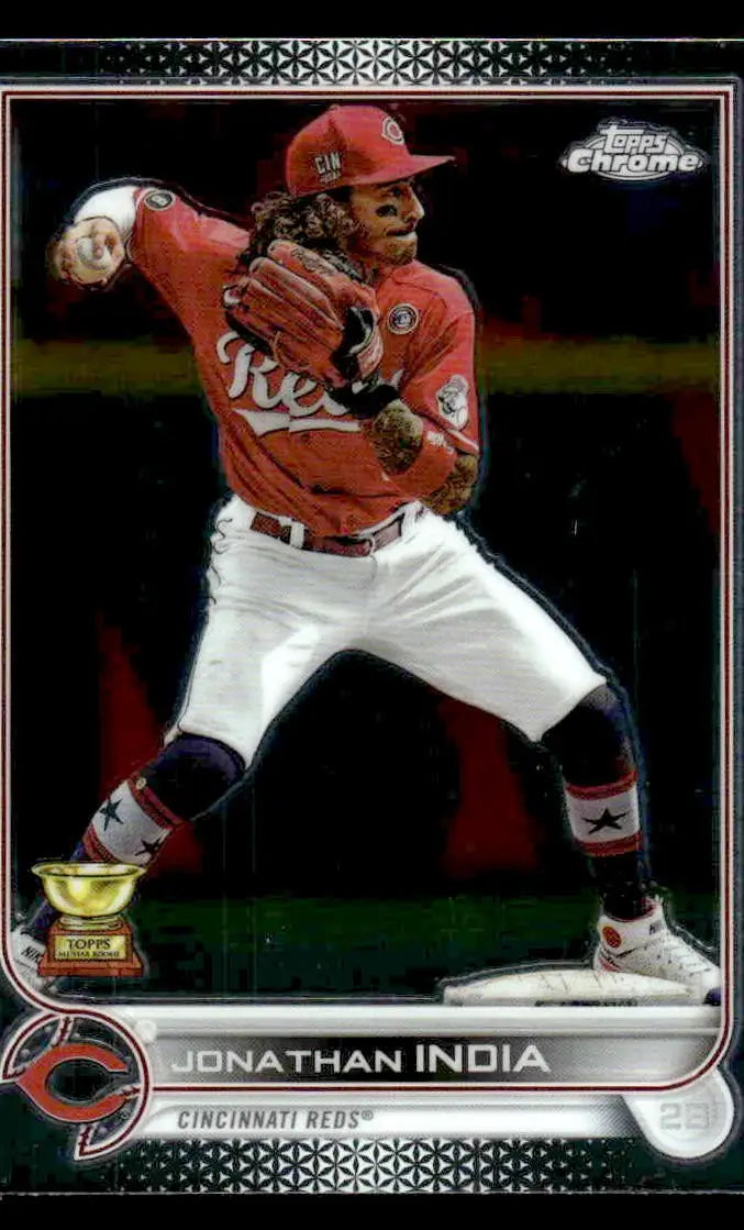 2022 Topps Chrome Sonic #182 Jonathan India - Baseball Card Single