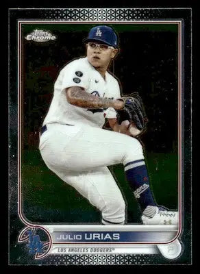 2022 Topps Chrome Sonic #3 Julio Urias - Baseball Card Single