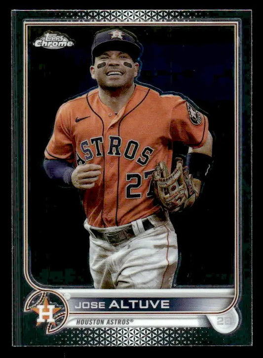2022 Topps Chrome Sonic #6 Jose Altuve - Baseball Card Single