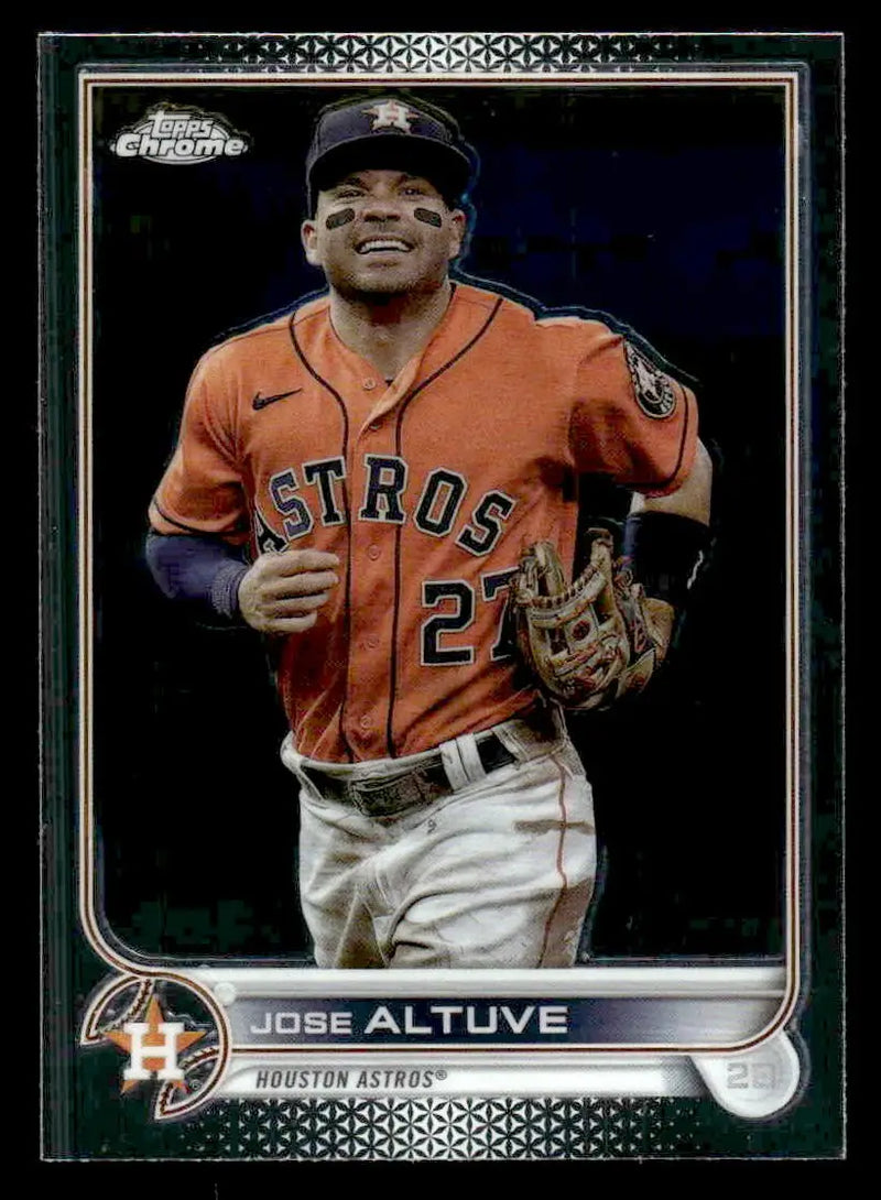 2022 Topps Chrome Sonic #6 Jose Altuve - Baseball Card Single