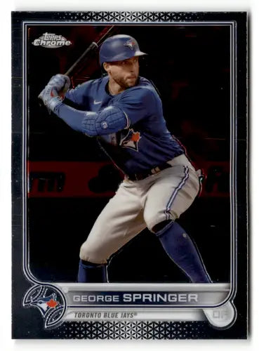 2022 Topps Chrome Sonic Edition #214 George Springer NM-MT Blue Jays ID:51130 - Baseball Card Single