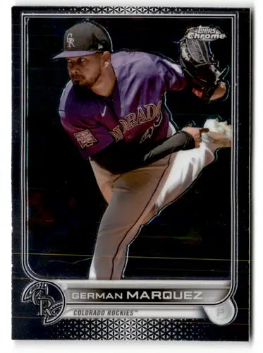 2022 Topps Chrome Sonic Edition #219 German Marquez NM-MT Rockies ID:51123 - Baseball Card Single