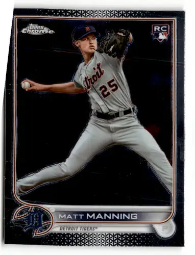 2022 Topps Chrome Sonic Edition #57 Matt Manning NM-MT RC Rookie Tigers ID:51580 - Baseball Card Single