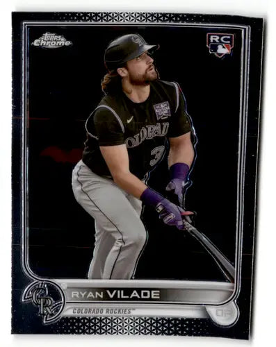 2022 Topps Chrome Sonic Edition #85 Ryan Vilade NM-MT RC Rookie Rockies ID:51110 - Baseball Card Single