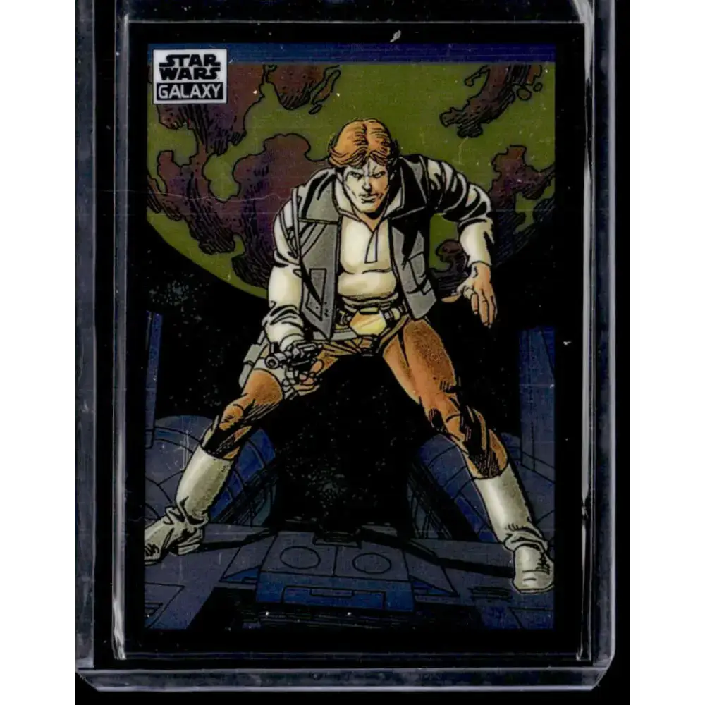 2022 Topps Chrome Star Wars Galaxy #22 The Smuggler Han Solo NonSport - Star Wars Card Single