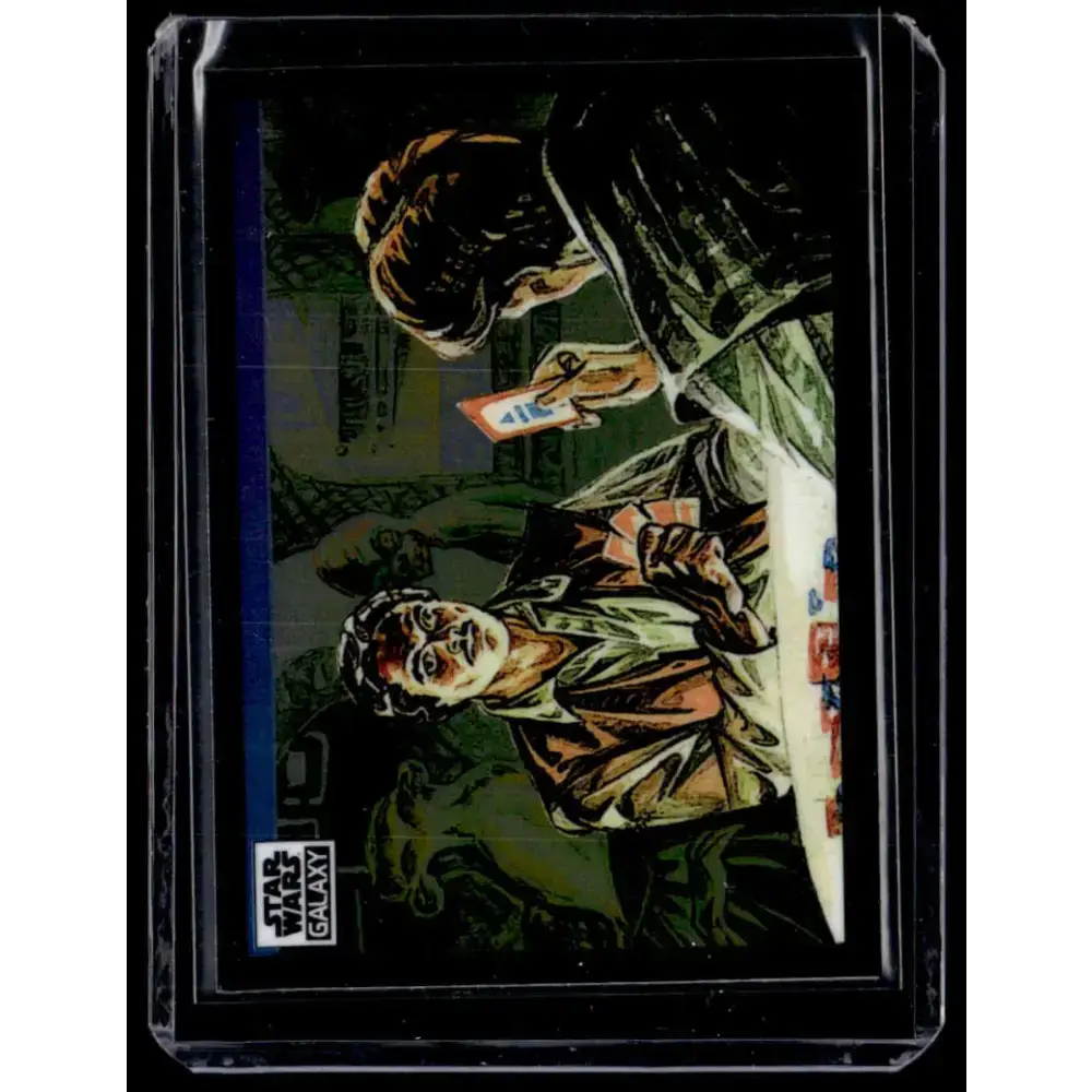 2022 Topps Chrome Star Wars Galaxy #25 A Card Game of Chance NonSport - Star Wars Card Single