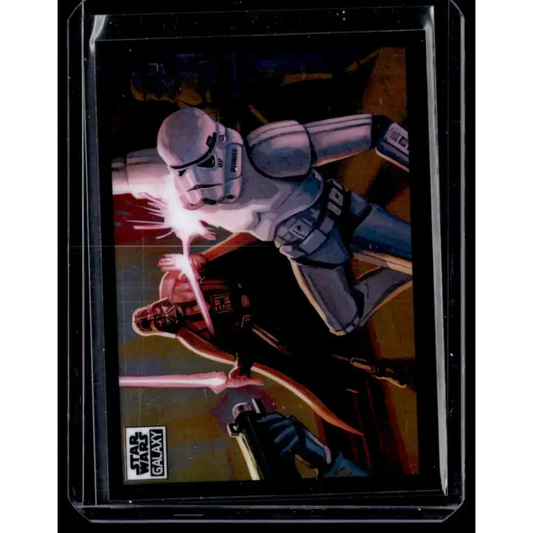 2022 Topps Chrome Star Wars Galaxy #58 Stormtroopers Swarm Darth Vader NonSport - Star Wars Card Single