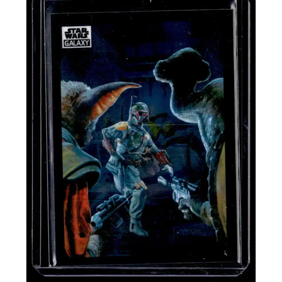 2022 Topps Chrome Star Wars Galaxy #61 Boba Fett Ambushed! NonSport - Star Wars Card Single