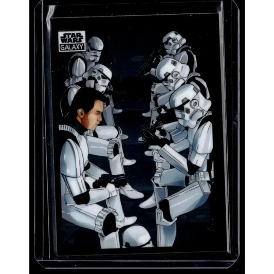 2022 Topps Chrome Star Wars Galaxy #63 Stormtroopers Assess Their Gear NonSport - Star Wars Card Single