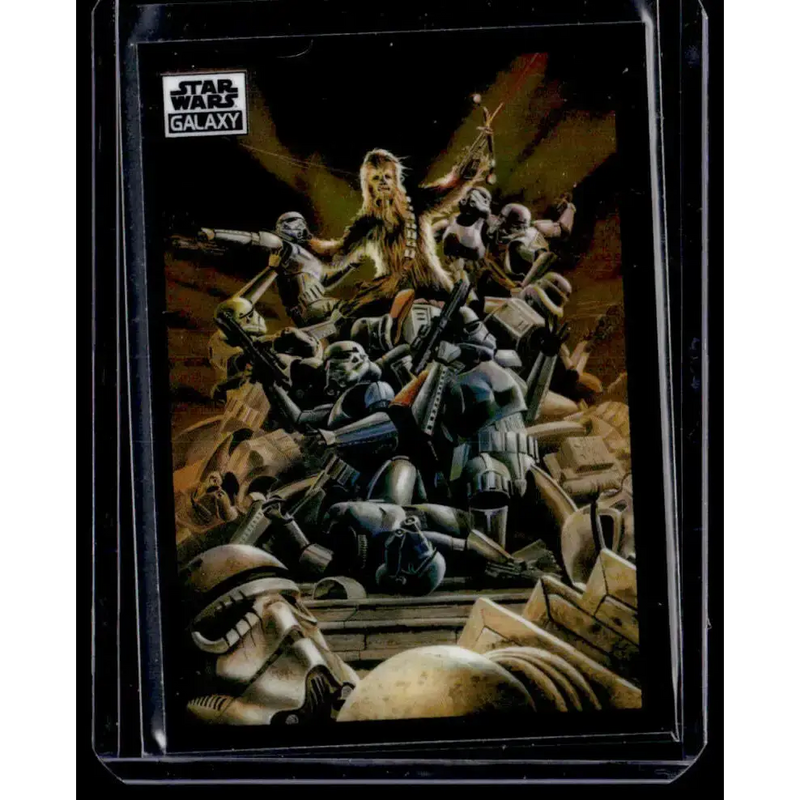 2022 Topps Chrome Star Wars Galaxy #64 A Wookiee’s Wrath NonSport - Star Wars Card Single