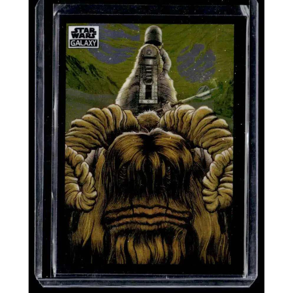 2022 Topps Chrome Star Wars Galaxy #75 Tuskens & Their Bantha NonSport - Star Wars Card Single