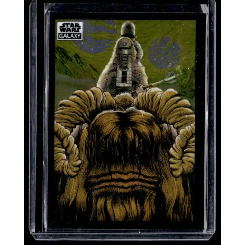 2022 Topps Chrome Star Wars Galaxy #75 Tuskens & Their Bantha NonSport - Star Wars Card Single