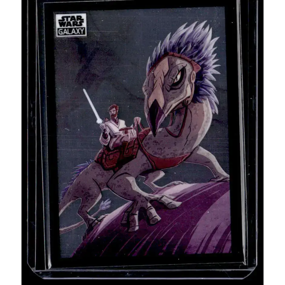 2022 Topps Chrome Star Wars Galaxy #77 Obi-Wan Kenobi & Boga NonSport - Star Wars Card Single